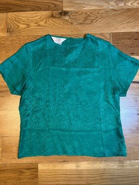 Vintage S.L.B. by Sunny Leigh Silk Blouse, Size Large